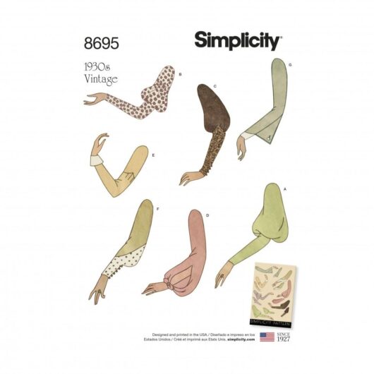 Simplicity Paper Sewing Pattern 8695