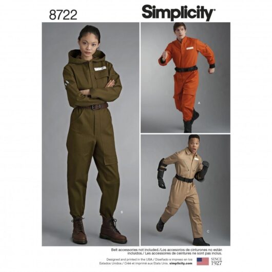 Simplicity Paper Sewing Pattern 8722