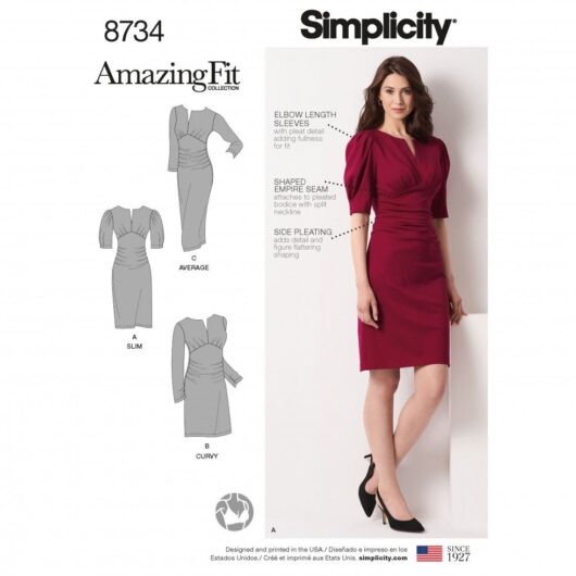 Simplicity Paper Sewing Pattern 8734