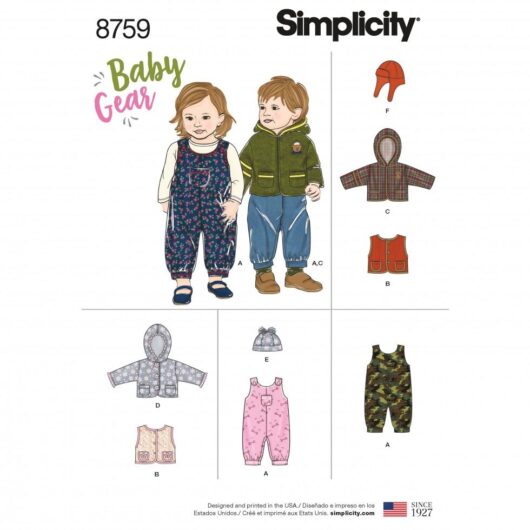 Simplicity Paper Sewing Pattern 8759