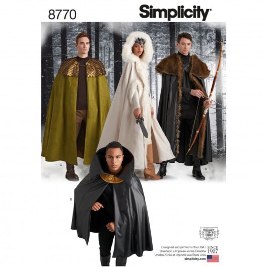Simplicity Paper Sewing Pattern 8770
