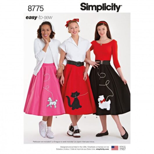 Simplicity Paper Sewing Pattern 8775