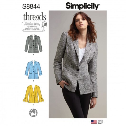 Simplicity Paper Sewing Pattern 8844