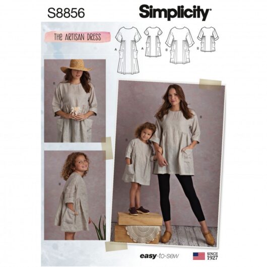 Simplicity Paper Sewing Pattern 8856