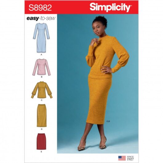 Simplicity Paper Sewing Pattern 8982