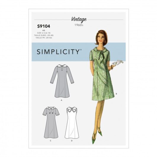 Simplicity Paper Sewing Pattern 9104