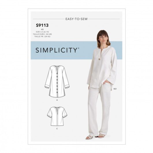 Simplicity Paper Sewing Pattern 9113