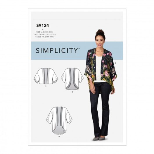 Simplicity Paper Sewing Pattern 9124