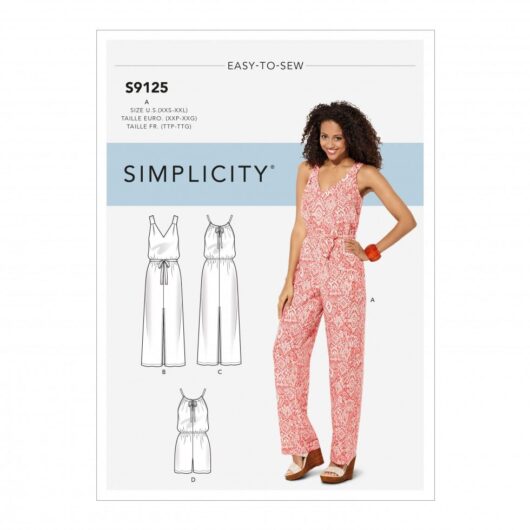 Simplicity Paper Sewing Pattern 9125