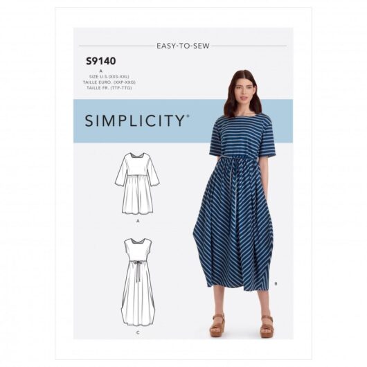 Simplicity Paper Sewing Pattern 9140