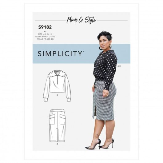 Simplicity Paper Sewing Pattern 9182
