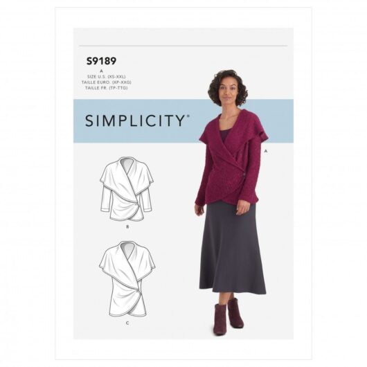 Simplicity Paper Sewing Pattern 9189