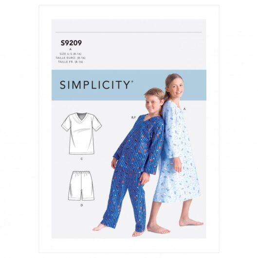 Simplicity Paper Sewing Pattern 9209