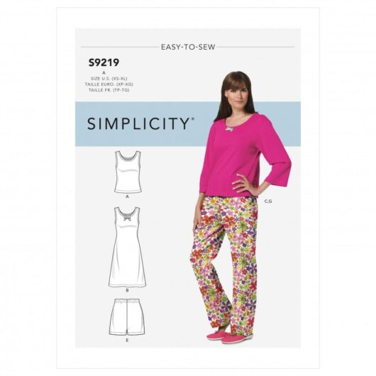 Simplicity Paper Sewing Pattern 9219