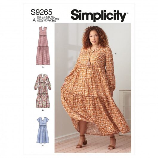 Simplicity Paper Sewing Pattern 9265
