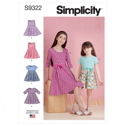 Simplicity Paper Sewing Pattern 9322