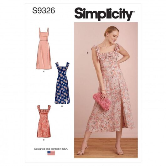 Simplicity Paper Sewing Pattern 9326