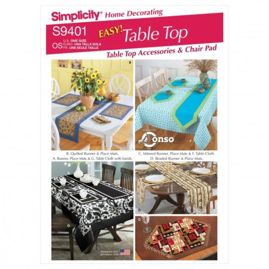 Simplicity Paper Sewing Pattern 9401