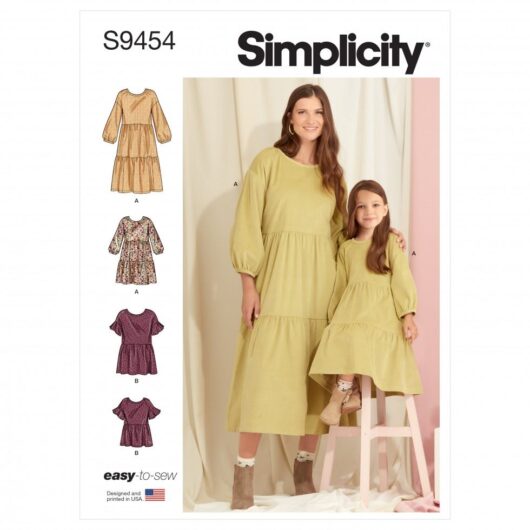 Simplicity Paper Sewing Pattern 9454