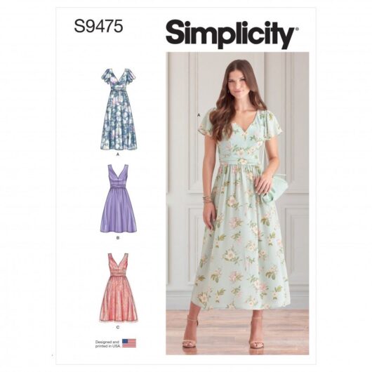 Simplicity Paper Sewing Pattern 9475