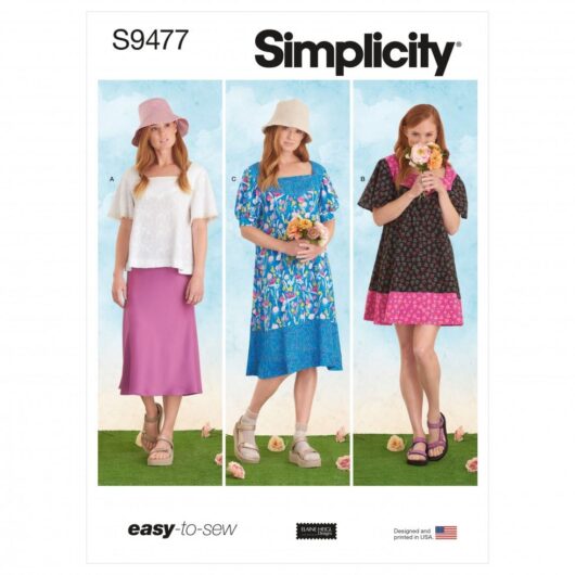 Simplicity Paper Sewing Pattern 9477