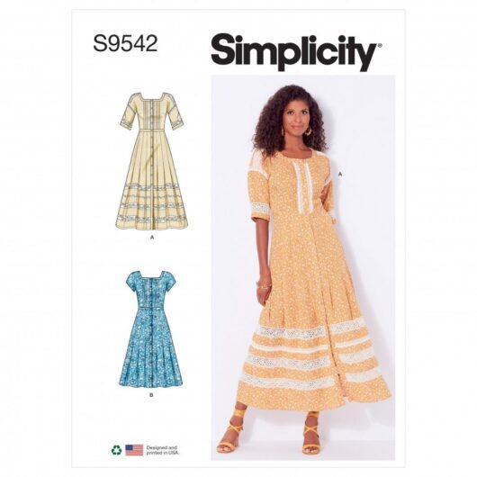 Simplicity Paper Sewing Pattern 9542