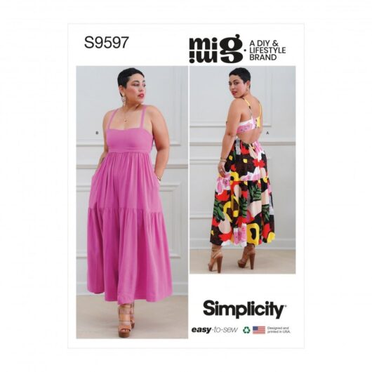 Simplicity Paper Sewing Pattern 9597