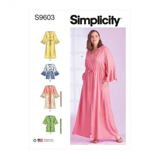 Simplicity Paper Sewing Pattern 9603