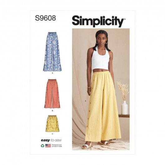 Simplicity Paper Sewing Pattern 9608