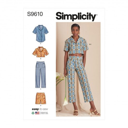 Simplicity Paper Sewing Pattern 9610