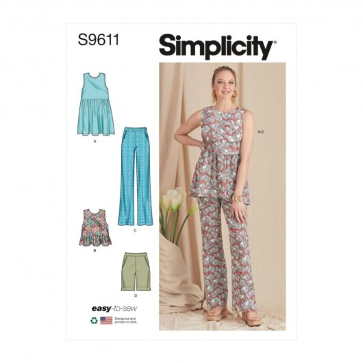 Simplicity Paper Sewing Pattern 9611