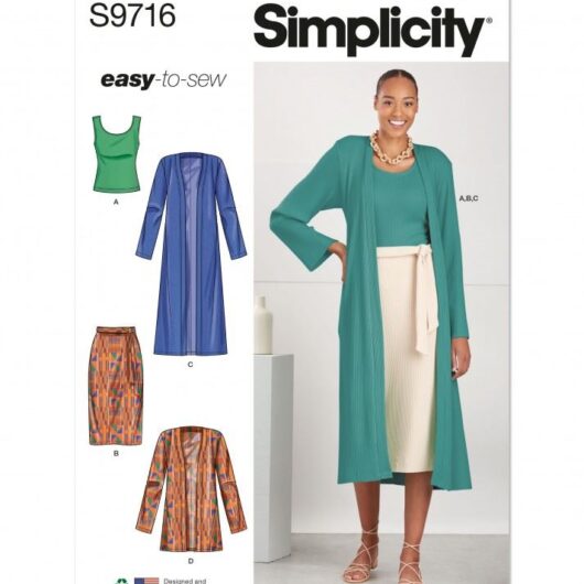 Simplicity Paper Sewing Pattern 9716