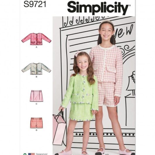 Simplicity Paper Sewing Pattern 9721