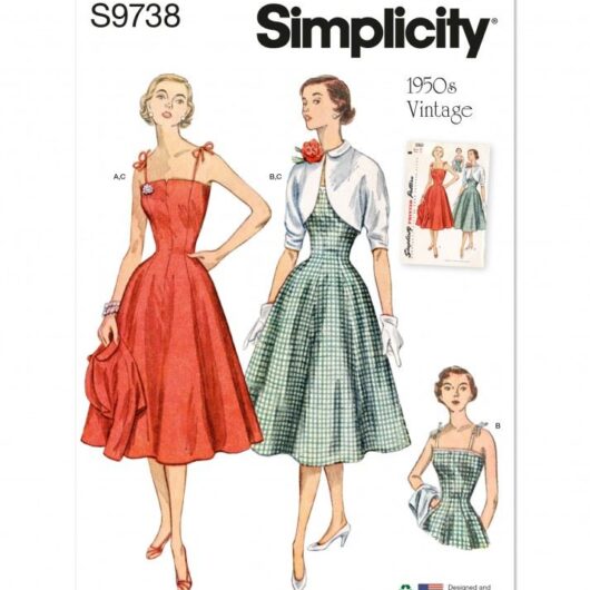 Simplicity Paper Sewing Pattern 9738