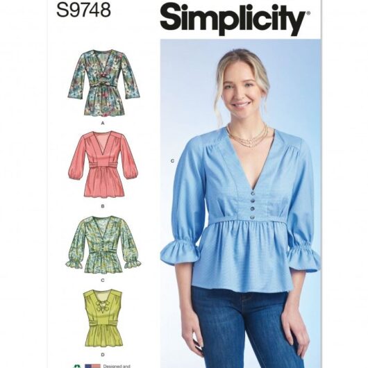 Simplicity Paper Sewing Pattern 9748
