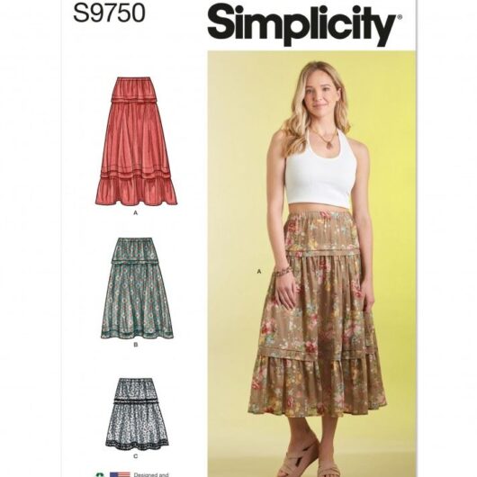 Simplicity Paper Sewing Pattern 9750