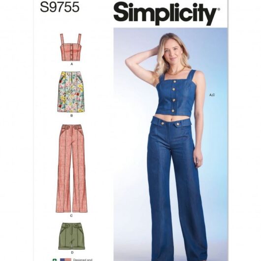Simplicity Paper Sewing Pattern 9755
