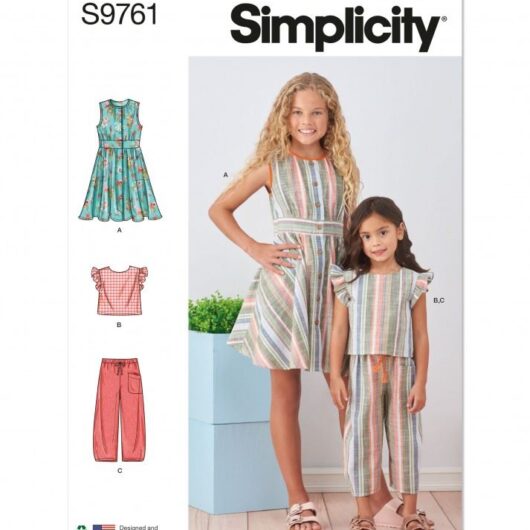Simplicity Paper Sewing Pattern 9761