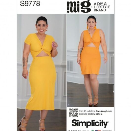 Simplicity Paper Sewing Pattern 9778