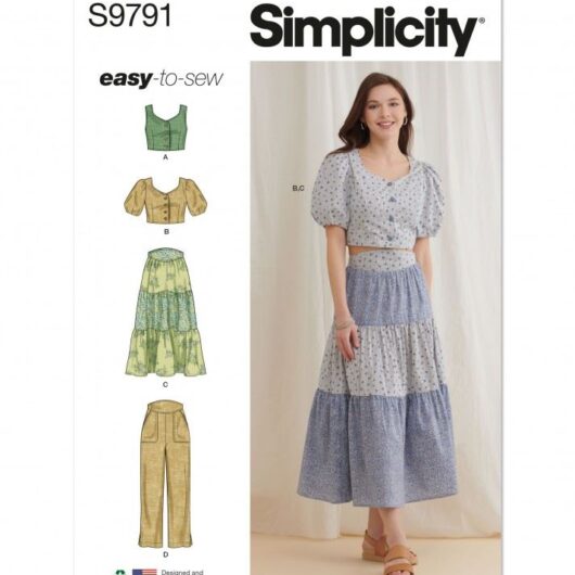 Simplicity Paper Sewing Pattern 9791