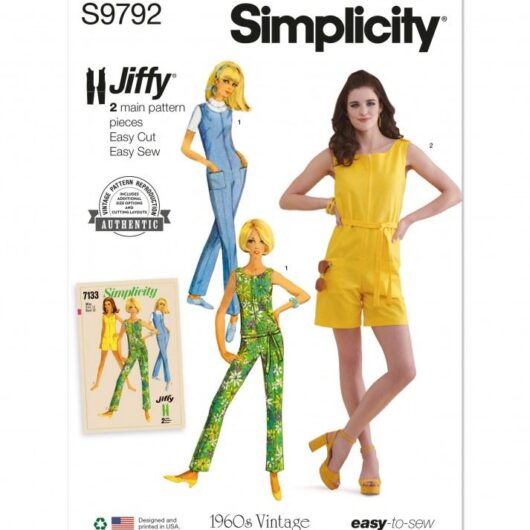 Simplicity Paper Sewing Pattern 9792