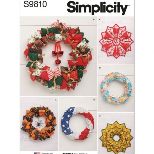 Simplicity Paper Sewing Pattern 9810