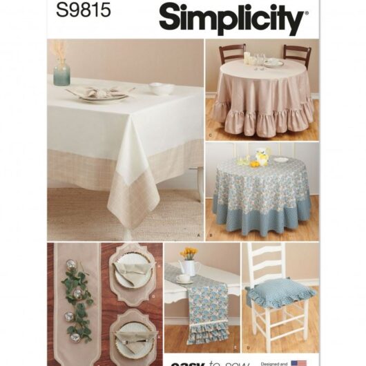 Simplicity Paper Sewing Pattern 9815