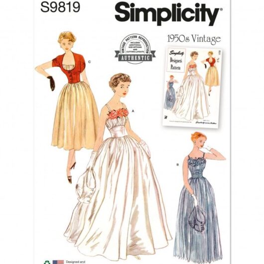 Simplicity Paper Sewing Pattern 9819