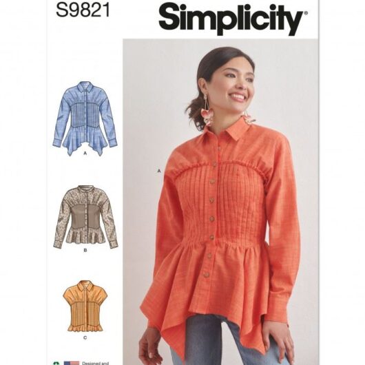 Simplicity Paper Sewing Pattern 9821