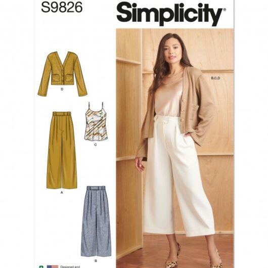 Simplicity Paper Sewing Pattern 9826