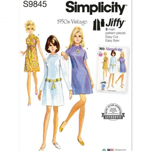 Simplicity Paper Sewing Pattern 9845