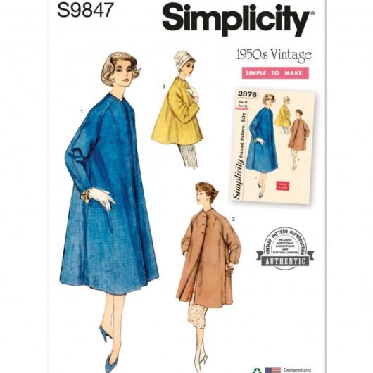 Simplicity Paper Sewing Pattern 9847