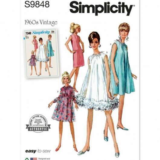 Simplicity Paper Sewing Pattern 9848