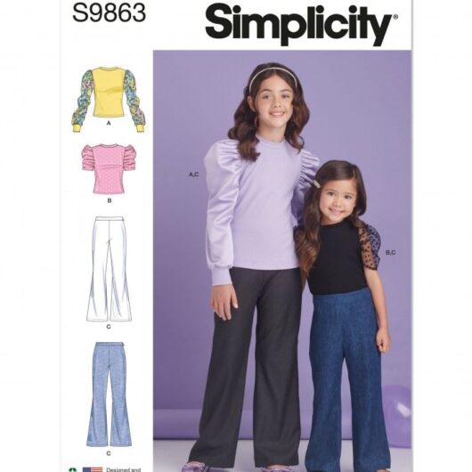 Simplicity Paper Sewing Pattern 9863